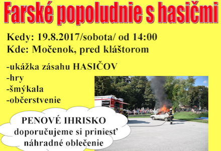 fara popoludnie hasici