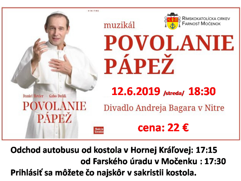 povolanie papez plagat