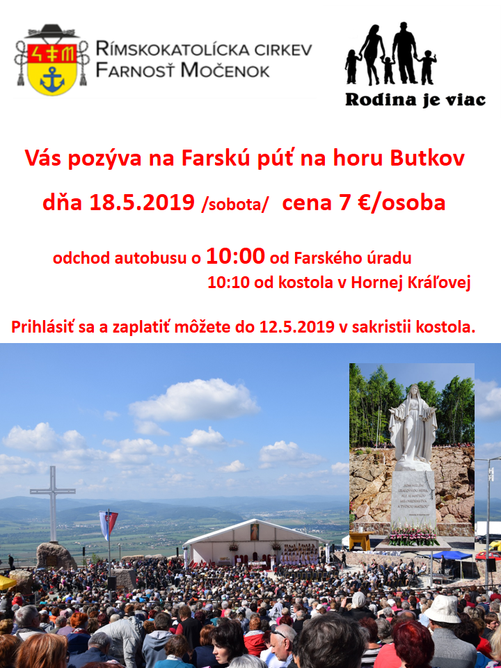 púť butkov 18.5.2019