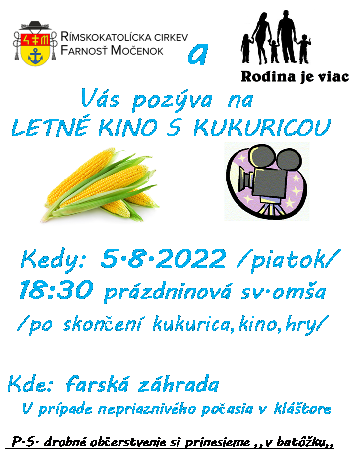 letné kino s kukuricou5.8.2022