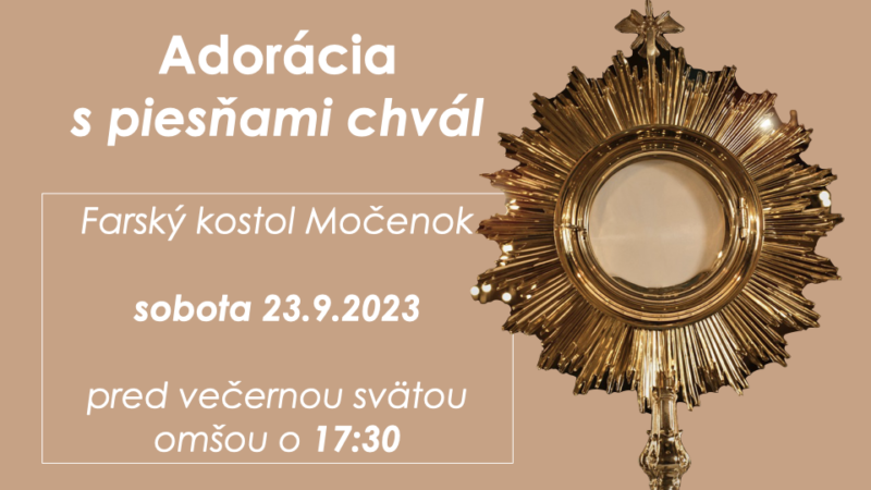 Adorácia – september