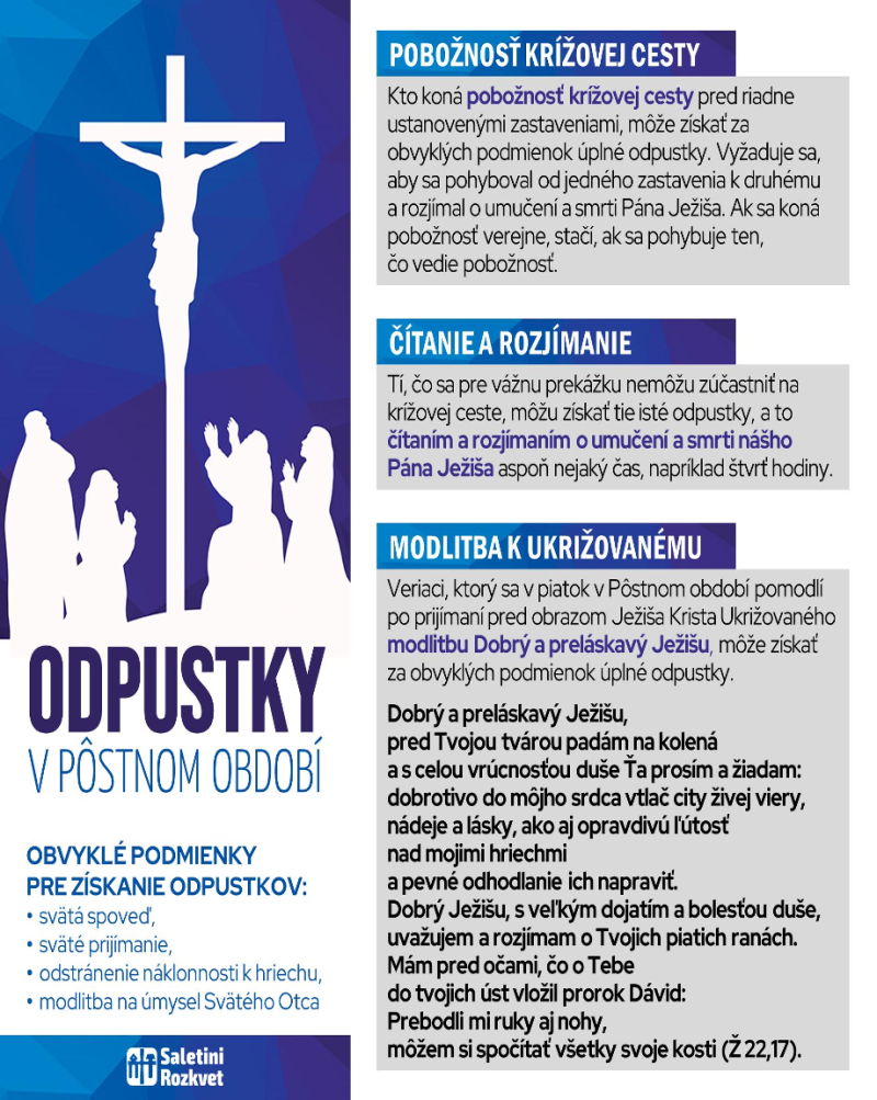 odpustky saletini