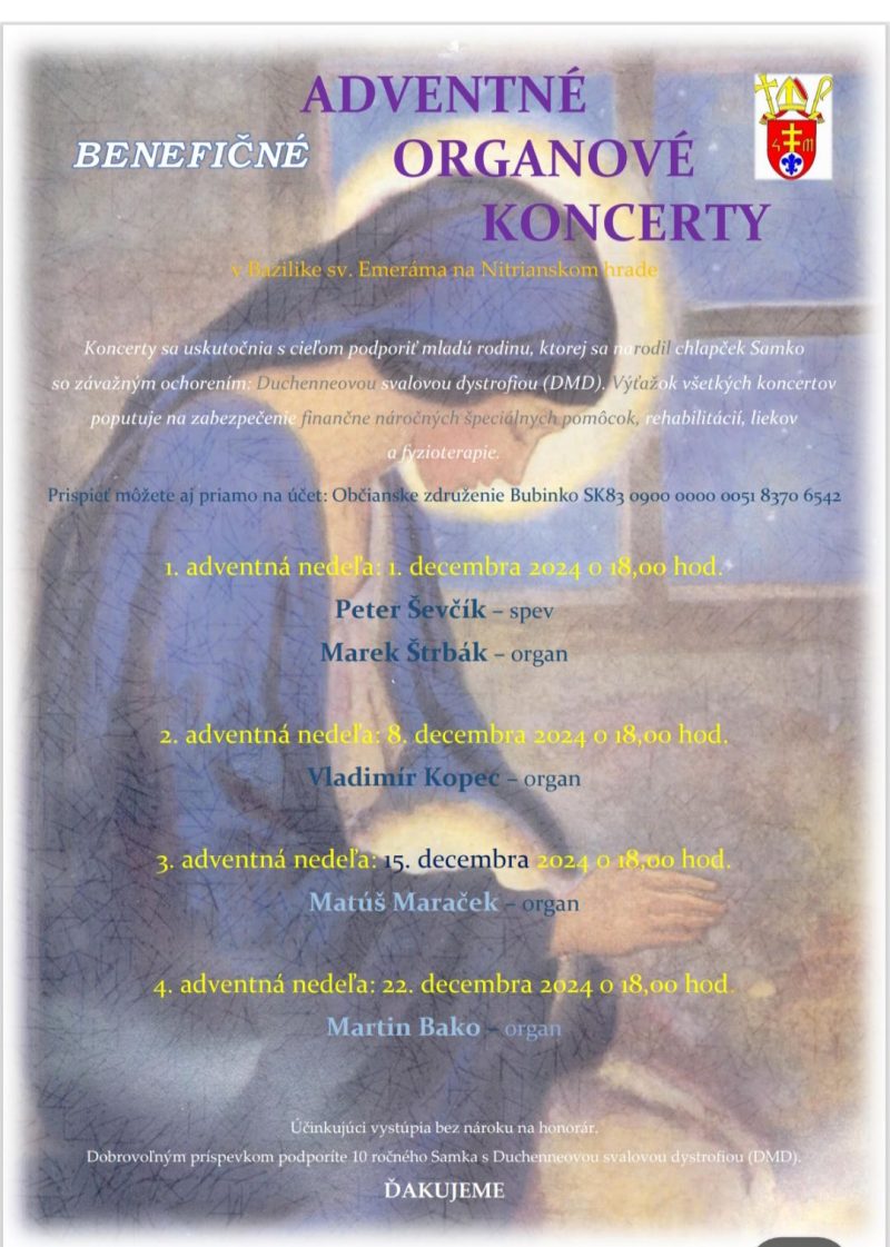 Plagát organ koncert