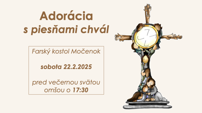 Adorácia – február