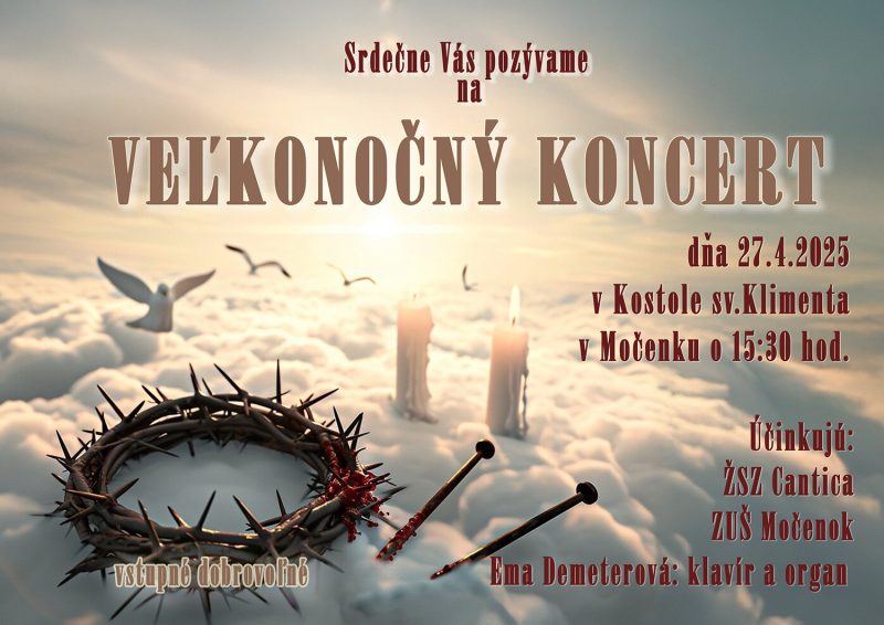 Veľkonočný koncert 2025 – plagát