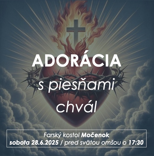 adorácia – jún