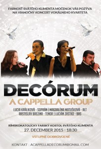 Koncert decorum a cappella